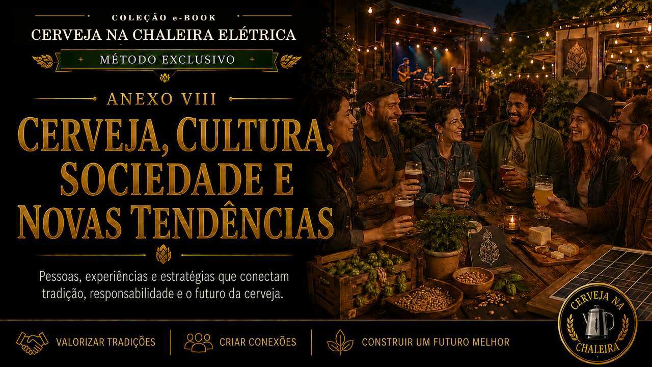 Capa editorial do Anexo VIII — Cerveja, Cultura, Sociedade e Novas Tendências