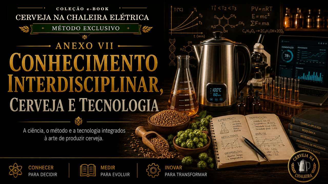 Capa editorial do Anexo VII — Conhecimento Interdisciplinar, Cerveja e Tecnologia